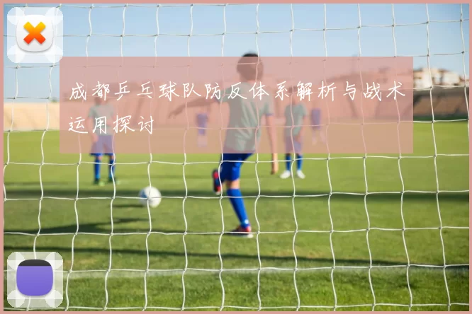 成都乒乓球队防反体系解析与战术运用探讨