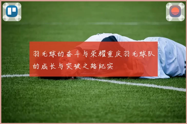 羽毛球的奋斗与荣耀重庆羽毛球队的成长与突破之路纪实